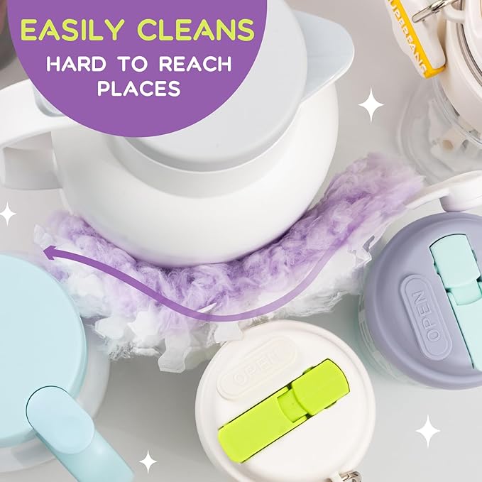 40 Count Duster Refills for Swiffer &amp Swifthoughts Multi-Surface Dusting Refills Disposable 360° Heavy Duty Cleaning Refills for Quick Household Cleaning