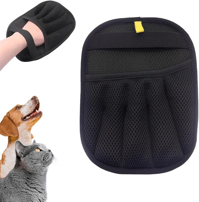 Pet Hair Removal Glove 2025 Upgrade Pet Hair Remover Electrostatic Gloves Pet Hair Removal Tool Pet Hair Remover Mitt Reusable Cat Grooming Gloves for Dogs Cats Furniture &amp Clothes (1 Pack)