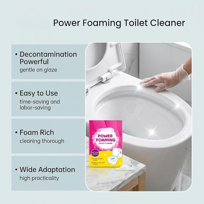 Household Toilet Bowl Cleaning Powder Effortless Stain Lifting For Daily Toilet Maintenance(1pcs)