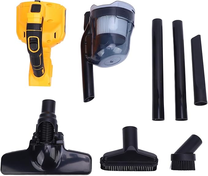 Cordless Vacuum Cleaner Powerful Suction 100AW with Washable Filter and Versatile Nozzles Quiet Working Below 67dB for Household Pet Hair Carpet and Hard Floors