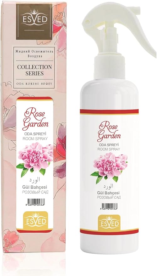Room Freshener Spray Rose Garden Scent 400ml Mixed Fragrance Odor Eliminator Air Freshener for Home Bathroom Office - One Size
