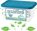 Indoor Air Purification Dust Removal Magic Box Dust Control Odor Absorbing Magic Box Plant Extract Formula Multi-Purpose Room Deodorizer for Home Bedroom Closet Office (350g*1pc)