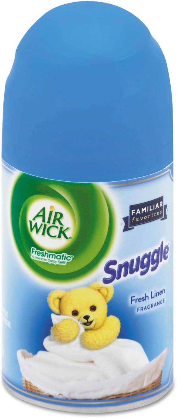 Air Wick Freshmatic Ultra Spray Refill Fresh Linen Aerosol 5.89 oz 6/Carton
