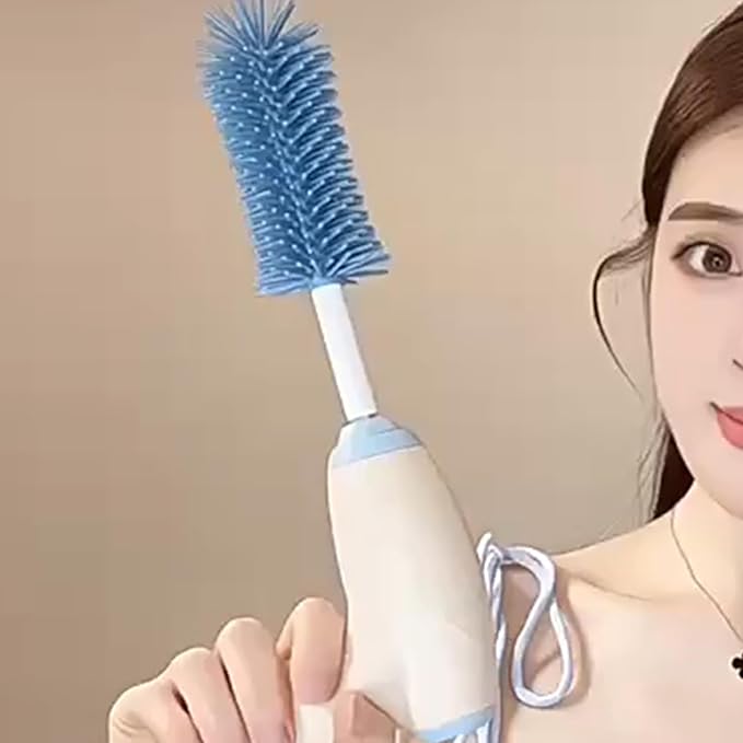 Quick Brush for Milk Bottles Water Cups Touch Control Silicone Bristles Easy Use Multifunctional Cup Sterilizer