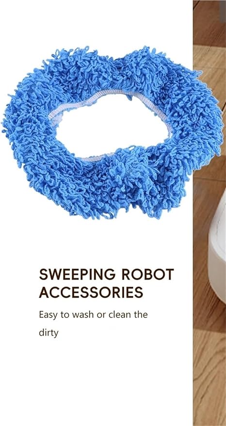 Disposable Vend MopWashable Replacement Microfiber Pads Dust Push Mop ClothDry And Wet Vacuum CleanerBlue