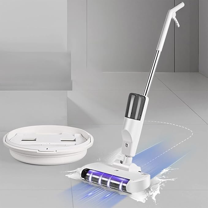Wet Dry Vacuum Cleaner Cordless Floor Washer and Mop Quick Drying 4 in 1 Cleaners for Carpet and Hard Floors