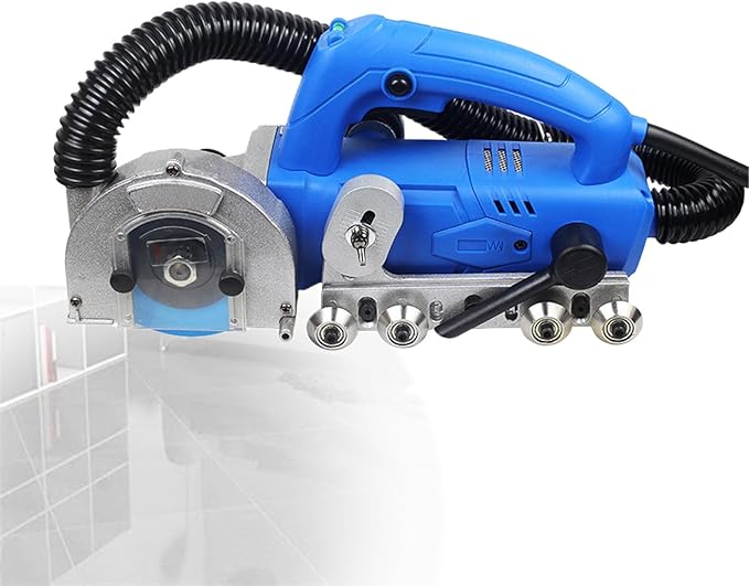 1200W 9000RPM Household Electric Tile Gaps Crevice Cleaning Machine Floor DIY Regrouting Tool to Remove Old Grout and Cement for Ceramic Tile Standardconfiguration