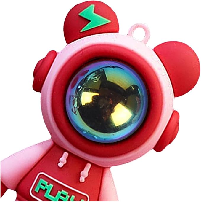 Funny Cartoon Astronaut Car Air Freshener Clip - Aromatherapy Ornament for Car Air Vents(C)