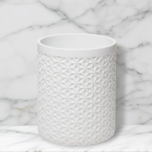 Roselli Trading Company Quilted Wastebasket