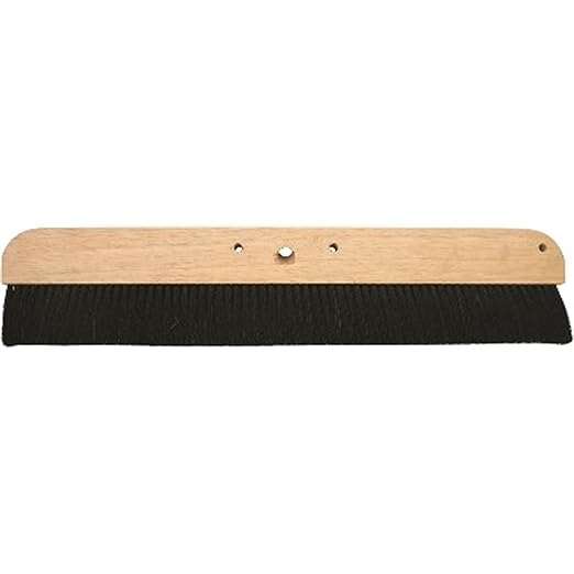 Marshalltown Wood Backed Concrete Broom 24 Inch Size Horsehair Bristles Made in The USA 6597