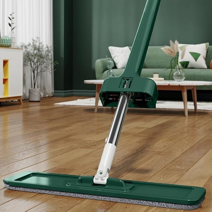 Hands Free Mop Household Labor-Saving Dry and Wet Dual-Purpose Flat