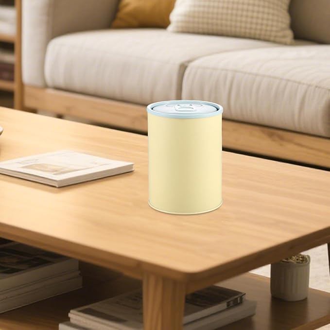 Tabletop Garbage Bin Trash Storage Organizer ModernPortablePaper Waste BasketMini Wastebasket for Office Living Room 4.5L