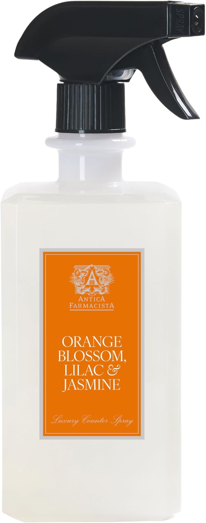 Antica Farmacista Counter Spray - Plant-Derived Biodegradable Cleaning Solution - Luxurious Home Care Essentials - Housewarming Gift - Orange Blossom Lilac &amp Jasmine 24 fl oz