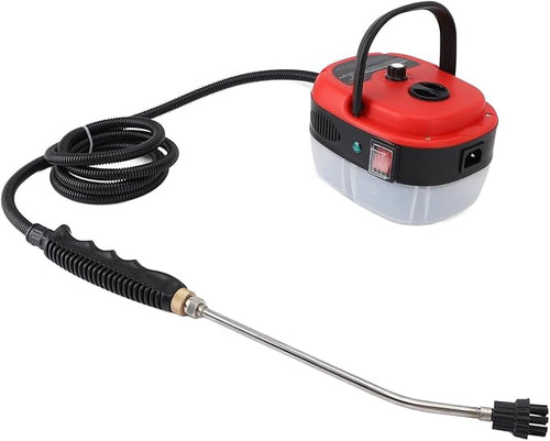 1500W Handheld Steam Cleaner Pressurized Steam Cleaning Machine with Brush Heads for Kitchen Furniture Bathroom Car (US Plug 110V)
