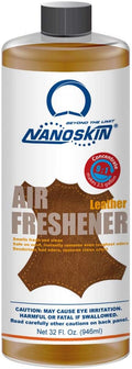 Nanoskin Concentrated Air Freshener – LEATHER - Emits Fragrant Scent with Odor Eliminator into The Air to Freshen Interior | Adjustable Dilution up to 9:1 | For Automotive Home Office &amp More