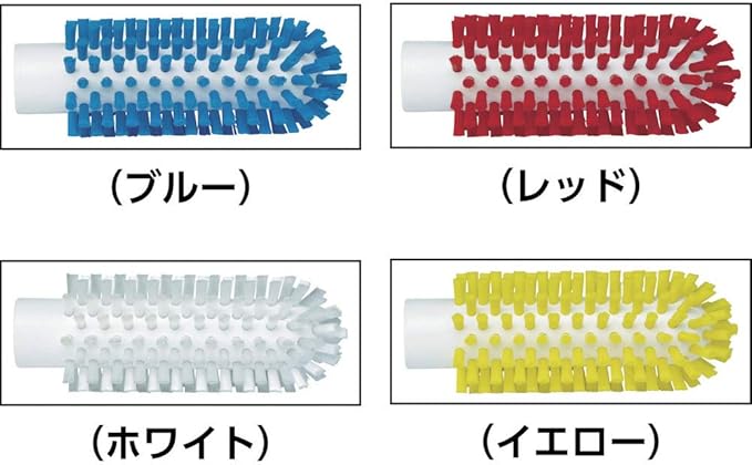 Vikan 5380-77-3 Stiff Tube Brush Polyester 3-3/32 x 6 OAL Blue