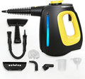 Steam Cleaner Pressurized Handheld Steam Cleaner for Home 1350W with 10-Piece Accessory Set. 530ML Large Capacity Natural Multipurpose Portable Steamer with Safety Lock for Bathroom Home.