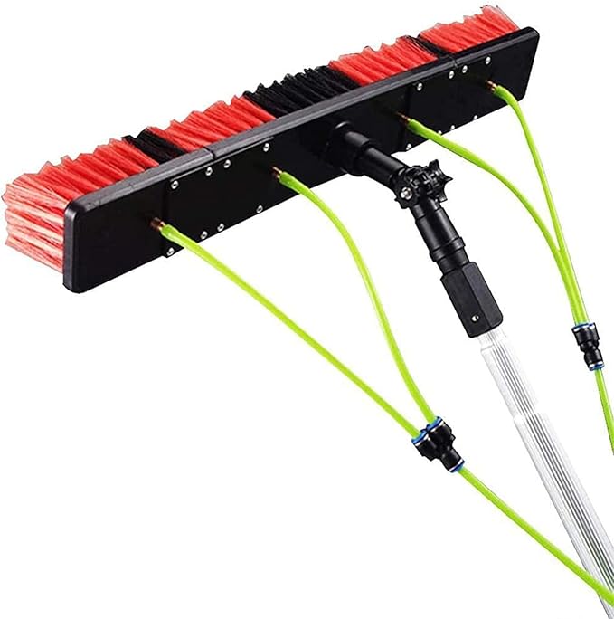 photovoltaic Cleaner Window Cleaning Pole Window Cleaning Pole Water Fed Telescopic Brush Extendable Cleaner Conservatory Roof Cleaning Photovoltaic and Solar Panels Window Cleaning Brush Eq