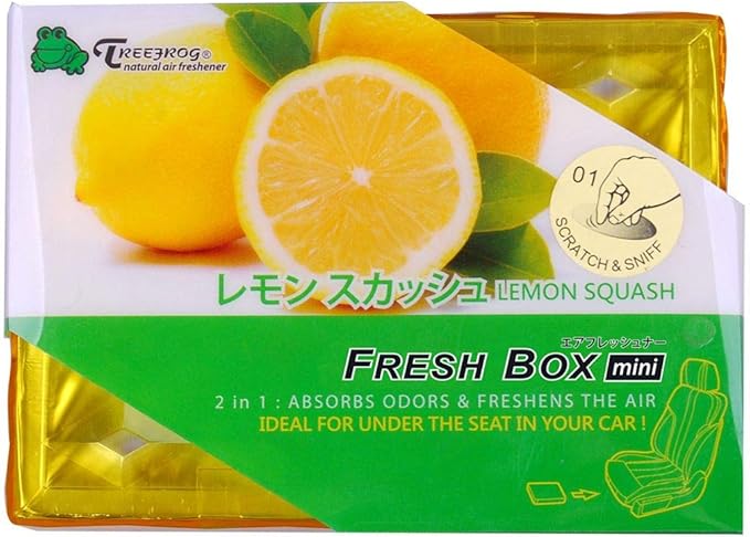 Treefrog Fresh Box Mini (Xtreme Fresh) 2X Black Squash 2X Fresh Squash 2X Lemon Squash Scent JDM Air Freshener