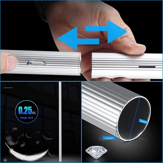Window Cleaning Brush Cleaning Pole Window Cleaner Kit Water/Hose Fed Pole Cleaning Photovoltaic and Solar Panels 6m (5m)