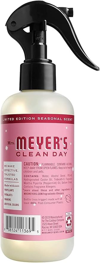 Mrs. Meyer's Clean Day Peppermint Scent Room Freshener 8 Ounce (Pack of 6)
