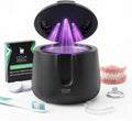Retainer Cleaner Machine Pod PRO | 48kHz Ultrasonic Dental Pod for Mouthguard Dentures &amp Aligners | UV Light | 3 Cleaning Modes | Tablets Included