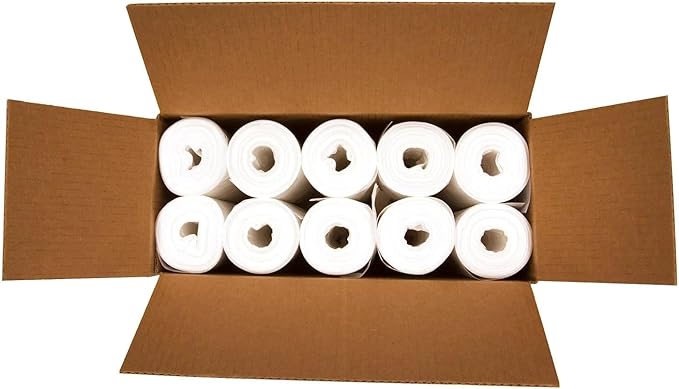 Tough and Durable 50 Gallon Commercial Can Liners One-by-One Technology - 220 ct.