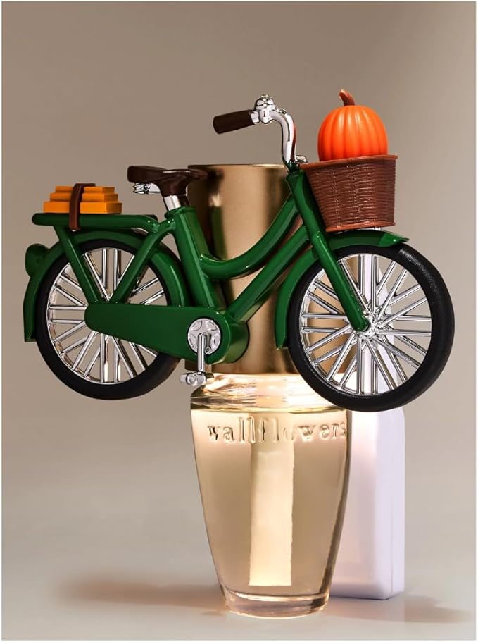Bath &amp Body Fall Autumn Bike Nightlight Wallflowers Fragrance Plug