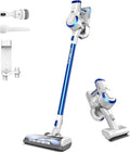 Tineco A10 Hero Cordless Stick/Handheld Vacuum Cleaner with Wall Mount Super Lightweight with Powerful Suction for Carpet Hard Floor &amp Pet - Space Blue