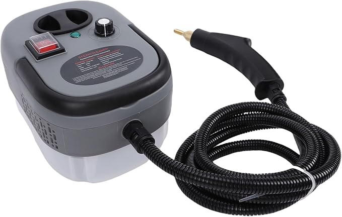 Sanpyl Portable Steam Cleaner Handheld 1200ML Capacity with 2.2M Power Cord and Multiple Accessories for Furniture Tile Grout Cleaning (US Plug 110V)