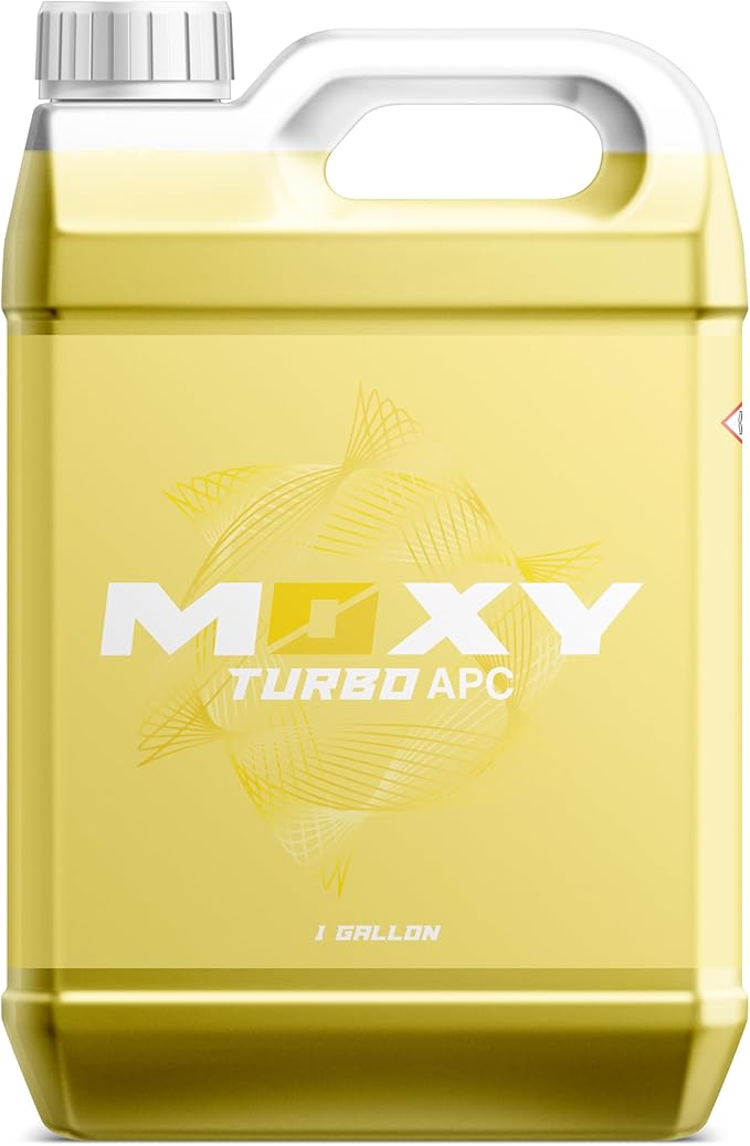 Moxy Turbo APC Concentrate - (1 Gallon) - All Purpose Car Cleaner - Cleaning Spray for Car Detailing - Wheel Cleaning Kit Safe for Cars SUVs Motorcycles RVs and Trucks