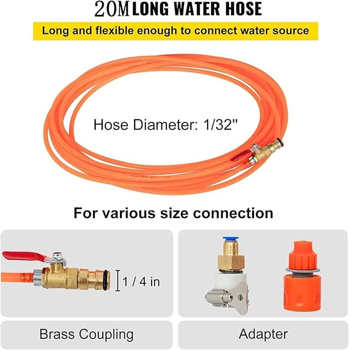 Window Cleaning Pole Telescopic Cleaning Brush 3-in-1 Aluminum Outdoor Window Cleaner W/Hose Cleaning Tool for Window Glass (Color : 30cm Size : 3.6m)