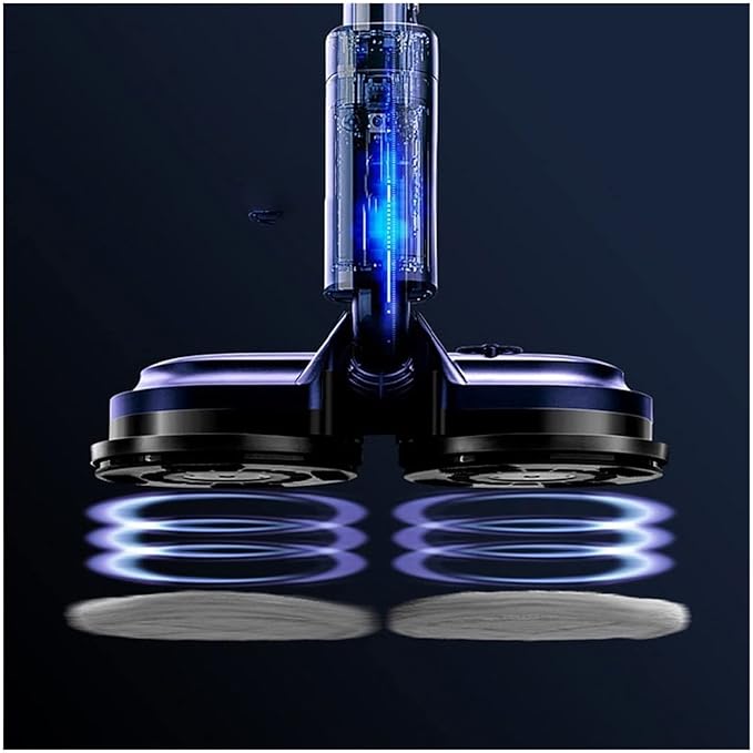 Steam Mop Cleaner 10-in-1 with Laminate/Hardwood/Tiles/Carpet Kitchen - Garment - Clothes - Pet Friendly Steamer Whole House Multipurpose Use (Color : Blue) (Black)