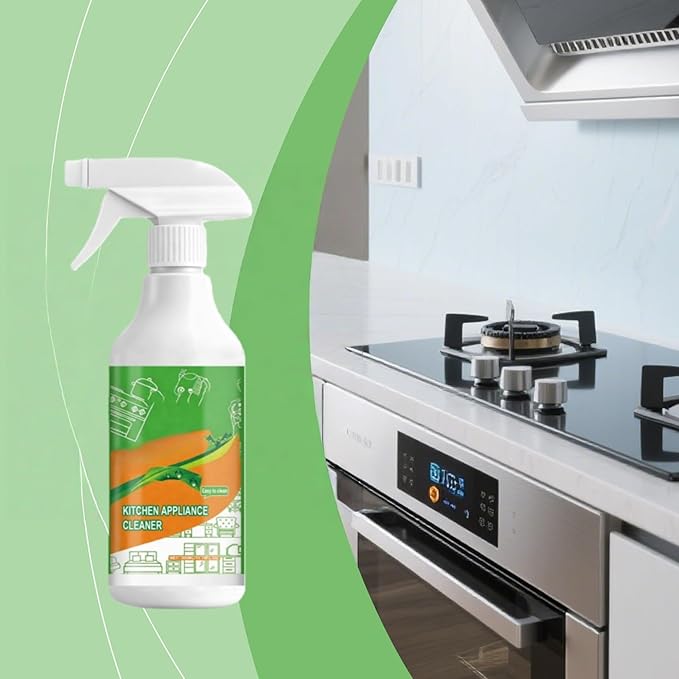 Kitchen Cleanse Formulation Appliances Electrolyzed Ions Kitchen Appliance Cleaner Spray Stain Remover For Stove/Range Hood Stove &amp Oven Cleaner Heavy Duty Multi-Surface Cleaning Spray (1)