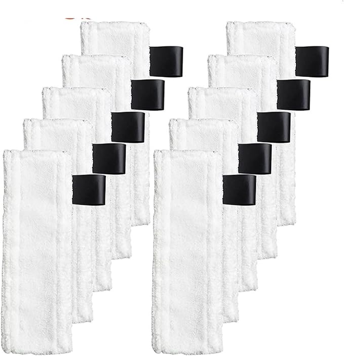 Replacement Steam Cleaner Floor Mop Cloth Cover Rags Pads Compatible for Karcher Easyfix SC1 SC2 SC3 SC4 SC5 Vacuum Cleaner Spare Parts(8pcs)