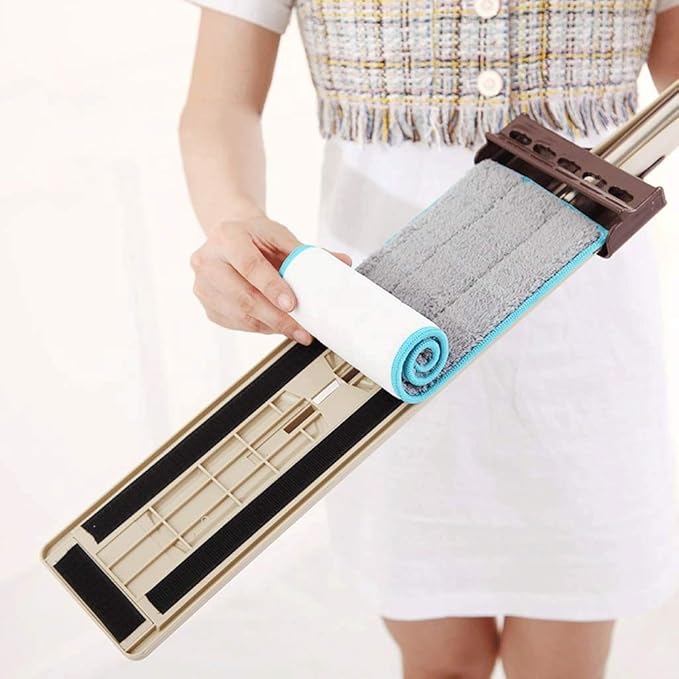 Mop - Microfiber Hard Floor Washable Reusable Flat Mops Cloths Pads Convenient to Clean