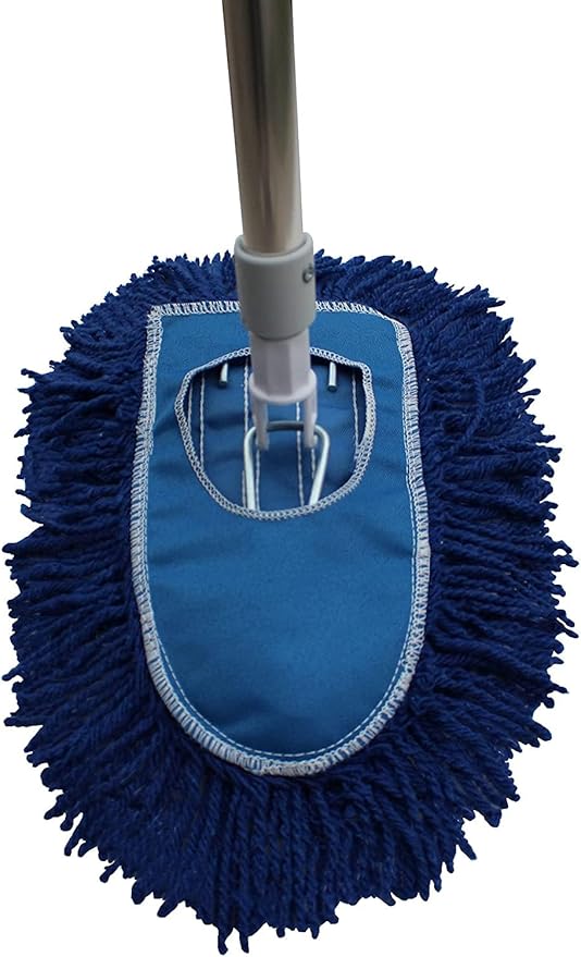 Triangle Dust Mop Heads-6 Pack-Blue