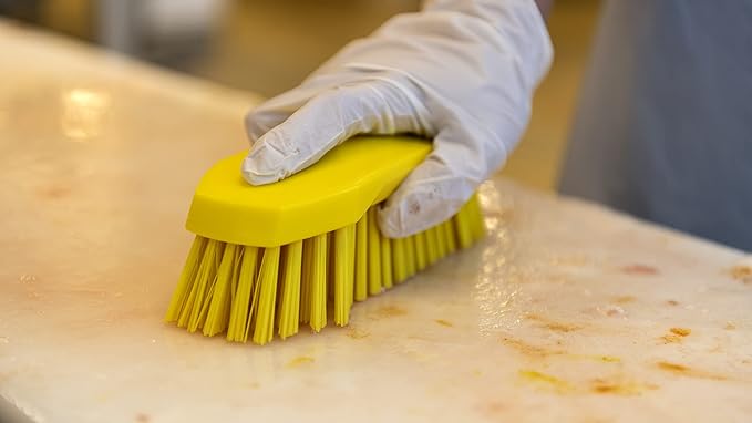 Vikan 38906 BrushScrubStiff8PP/PBTYellow