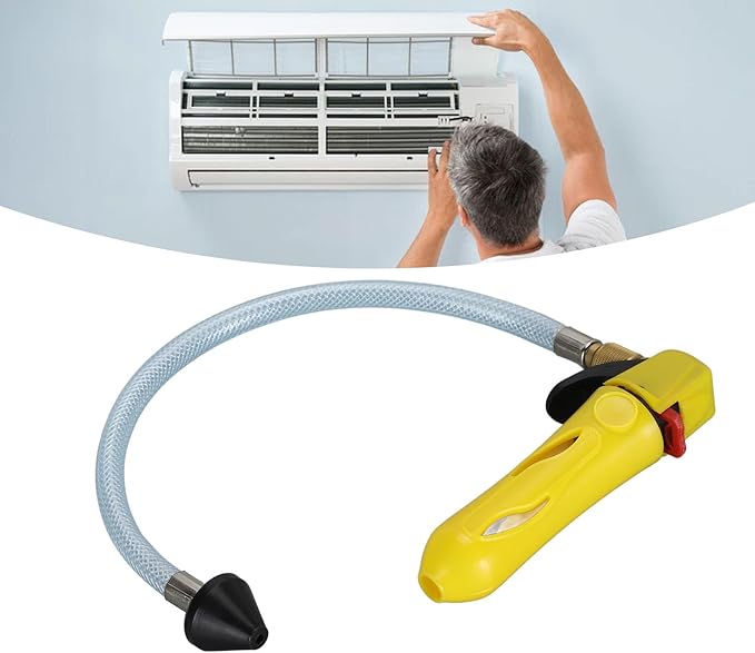 Threaded Drain Threaded CO2 Drain Cleaner with Flexible Hose for AC Condensate Line (Yellow)