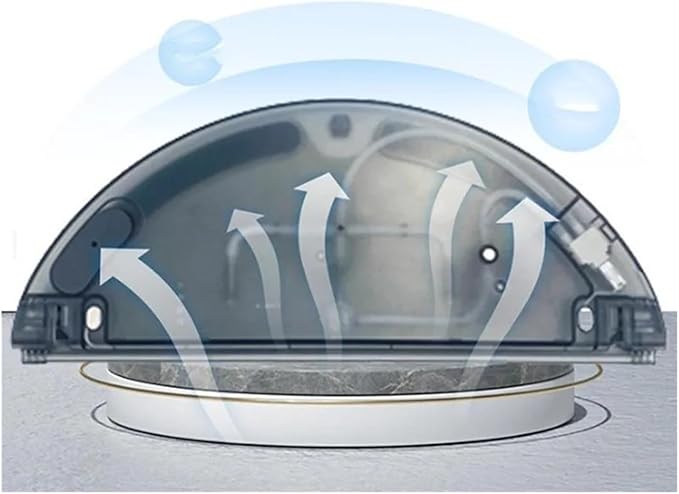 WHYY-Vacuum Cleaner Water Tank Compatible for DreameD9/Bot L10 Pro Robot Vacuum Cleaner Spare Parts