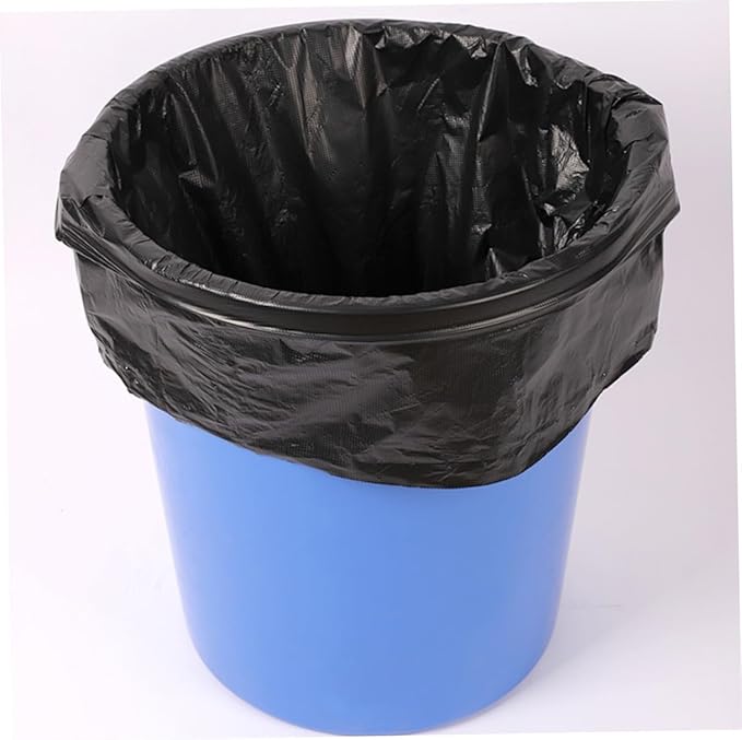 50pcs Large Heavy Duty Garbage Bags 80x100cm Contractor Kitchen Trash Bags for Outdoor Commercial Property and Hotel Use Suitable for 100l Bins