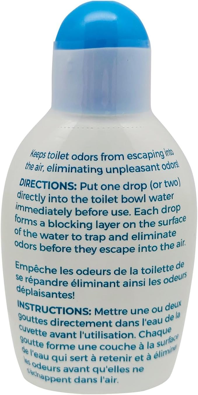 Jacent Fresh Flush Fresh Drop Toilet Drops Odor Eliminating Drops For Toilets Forest Fresh Scent Toilet Freshening Drops For Odors Compact Easy To Carry 0.67 Oz Bottle