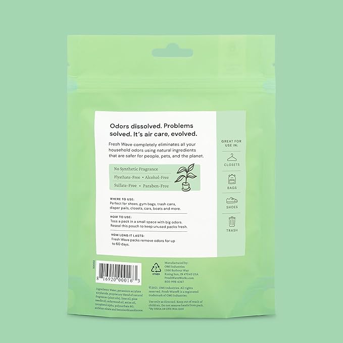 Fresh Wave Odor Removing Packs Bundle: (3) 6 ct. Packs - Lemon Lavender Original