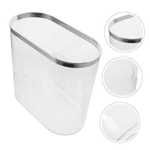 Happyyami Capacity Trash Can Wastebasket for Home Hotel Bedroom Kitchen Effortlessly Organize and Your Space Easy to Clean and Reusable