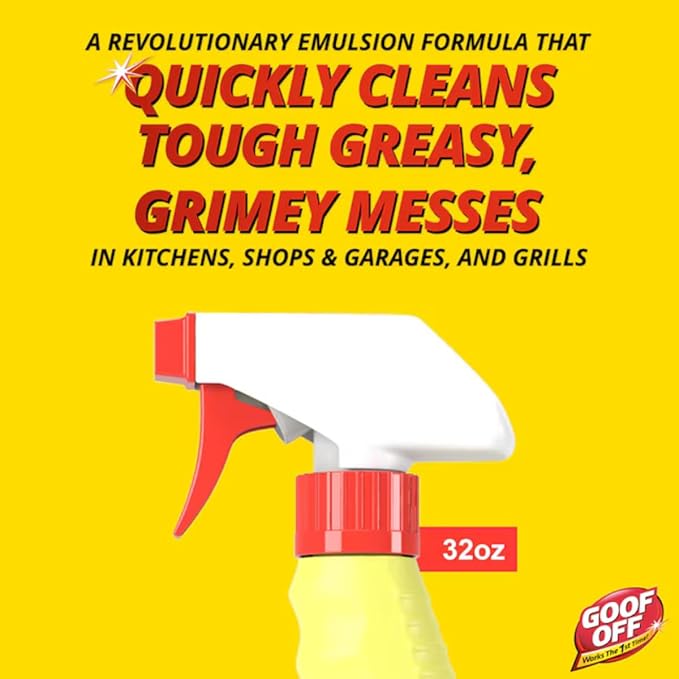 Power Degreaser – 32 oz | Heavy-Duty Kitchen &amp Oven Cleaner | Removes Grease Oil &amp Grime from Stovetops Countertops Appliances &amp More