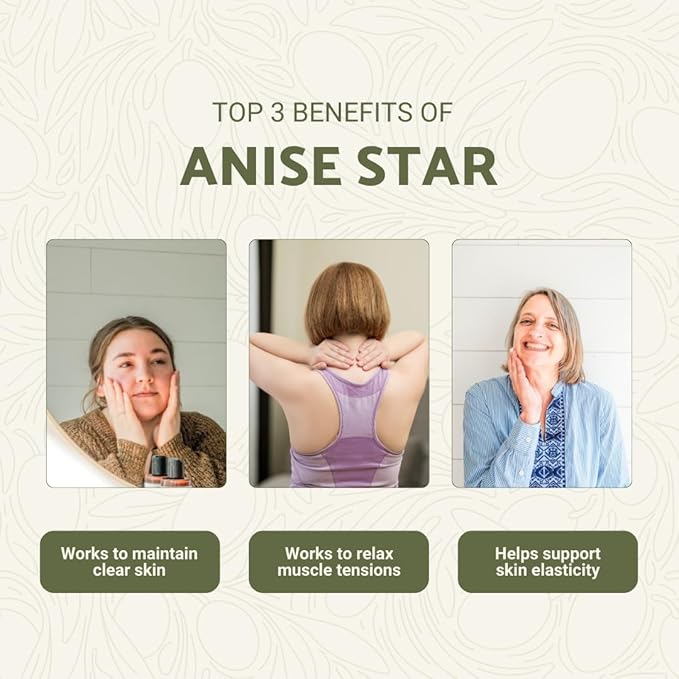 Star Anise Essential Oil - Direct from Malagassi Essential Oils - Premium Star Anise Seed Oil for Aromatherapy Diffuser Candle Soap Skin and Hair (8oz)
