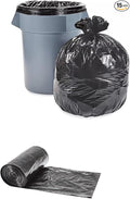 SEDLAV 55-60 Gallon Trash Bags Heavy Duty | 50-60 Gallon | Large Black Garbage Bags | Made in USA Contractor Trash Bags (15)