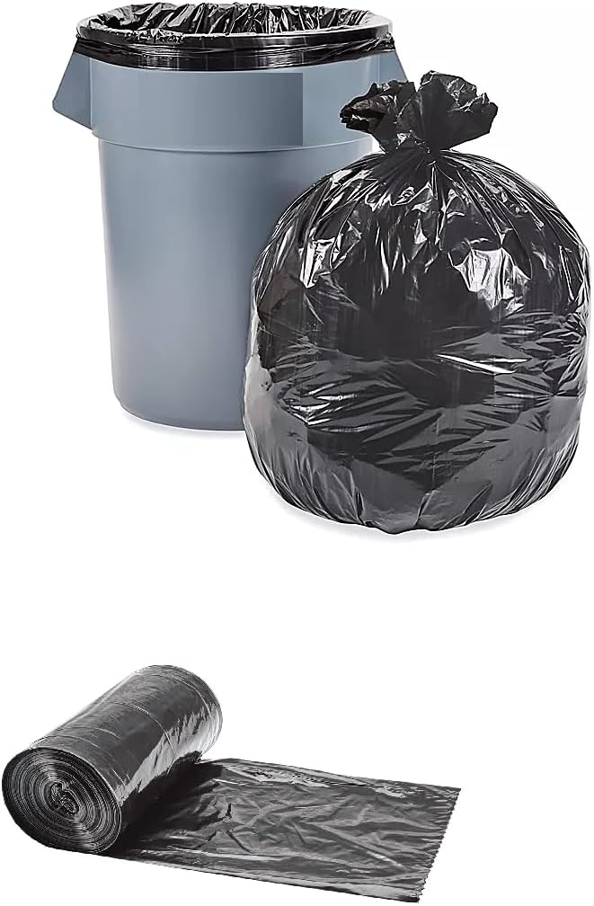 SEDLAV 55-60 Gallon Trash Bags Heavy Duty | 50-60 Gallon | Large Black Garbage Bags | Made in USA Contractor Trash Bags (360)