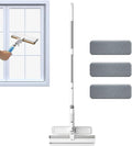 Sobresco Window &amp Glass Cleaning Glass Wiper for Window | Outstanding Multi-Use with Extension RodBathroom Accessories Professional Scrubber with Water Bottle
