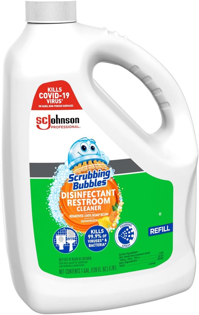 SC Johnson Professional Scrubbing Bubbles Disinfectant Restroom Cleaner 128oz / Case Qty 4